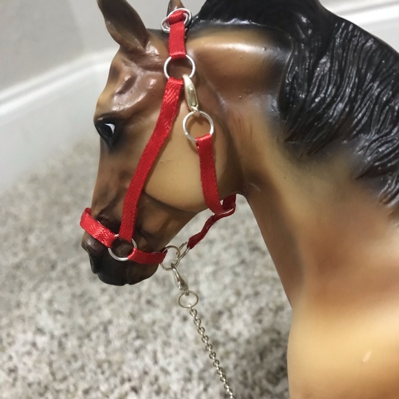 Traditional handmade Breyer horse Halter and lead - Picture 3 of 8